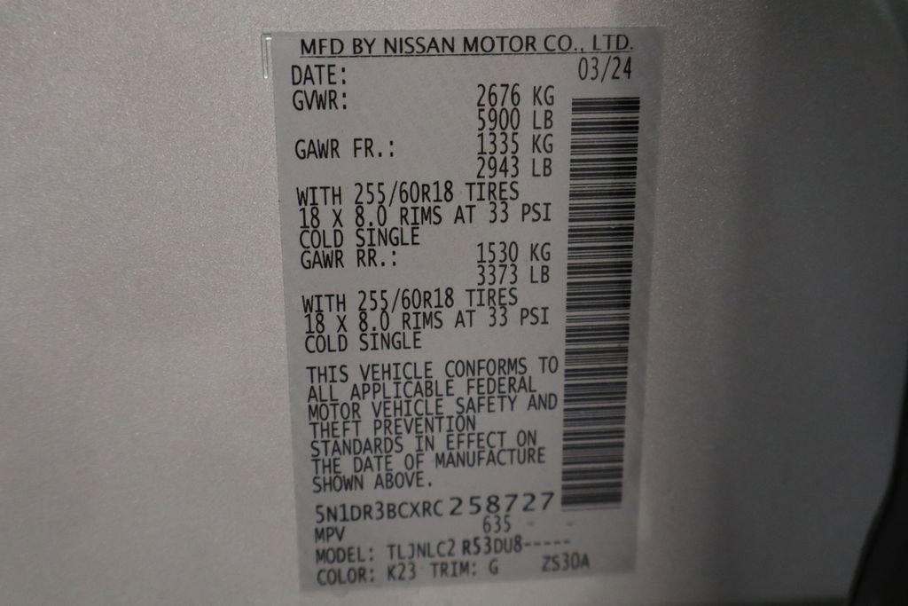 Used 2024 Nissan Pathfinder SV image 22