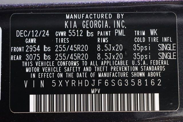 New 2025 Kia Sorento EX w/ Panoramic Sunroof Package image 53