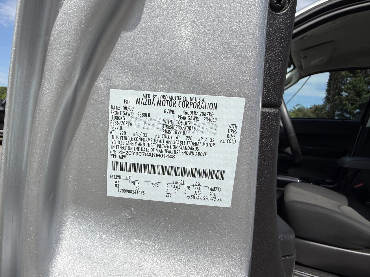 Used 2010 MAZDA Tribute i Sport AWD/4WD image 27