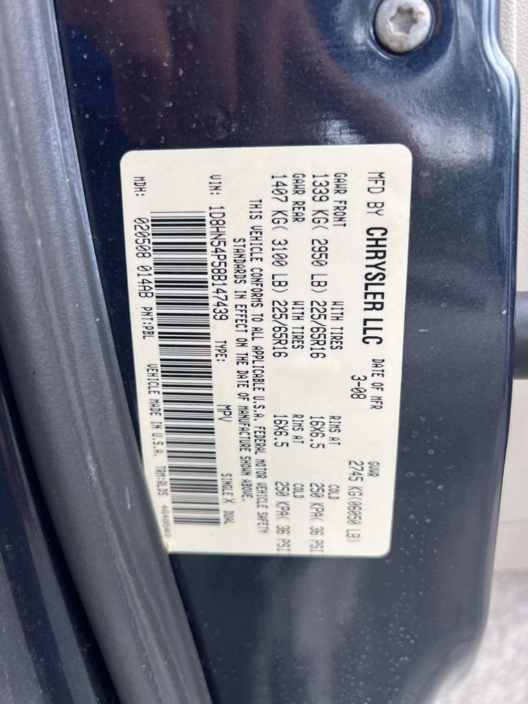 Used 2008 Dodge Grand Caravan SXT w/ Entertainment Group 2 FWD image 14