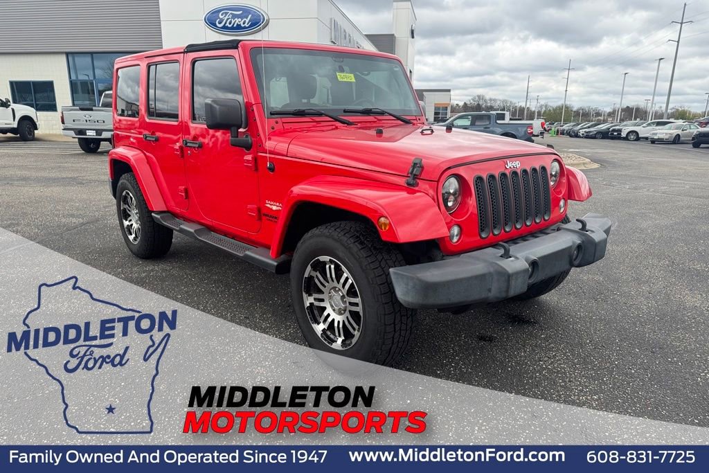 Used 2015 Jeep Wrangler Unlimited Sahara w/ Dual Top Group image 1