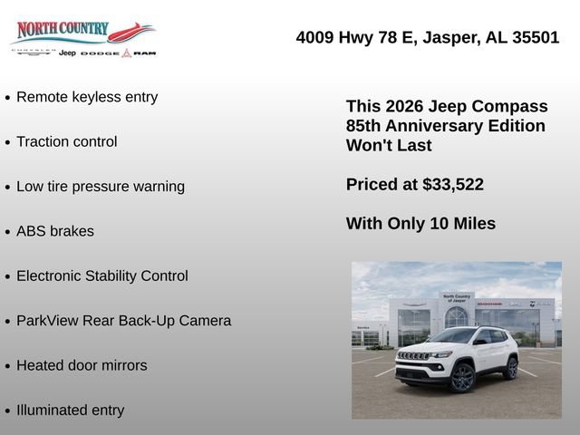 New 2026 Jeep Compass Latitude AWD/4WD image 9