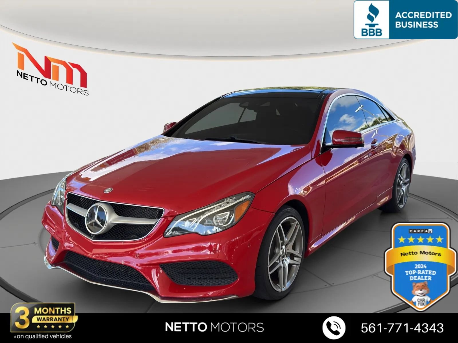 Used 2015 Mercedes-Benz E 550 Coupe w/ Premium 1 Package image 1