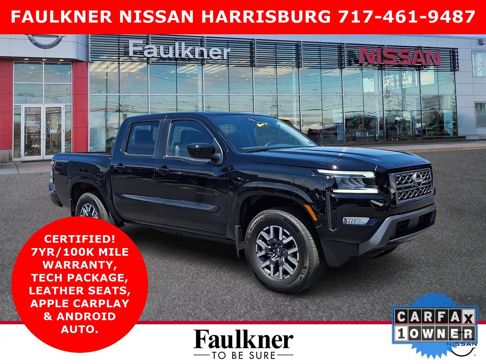 Certified 2024 Nissan Frontier SL w/ Technology Package AWD/4WD image 1