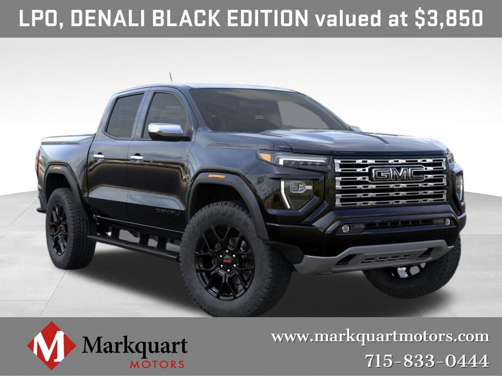 New 2026 GMC Canyon Denali w/ LPO, Denali Black Edition AWD/4WD image 1