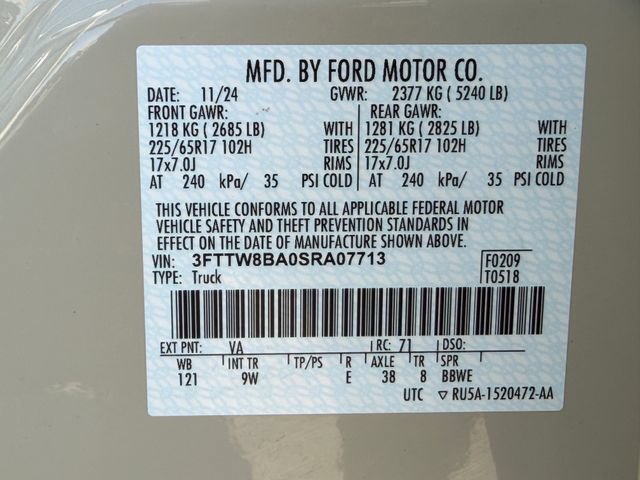 Used 2025 Ford Maverick XL w/ Equipment Group 102A AWD/4WD image 24