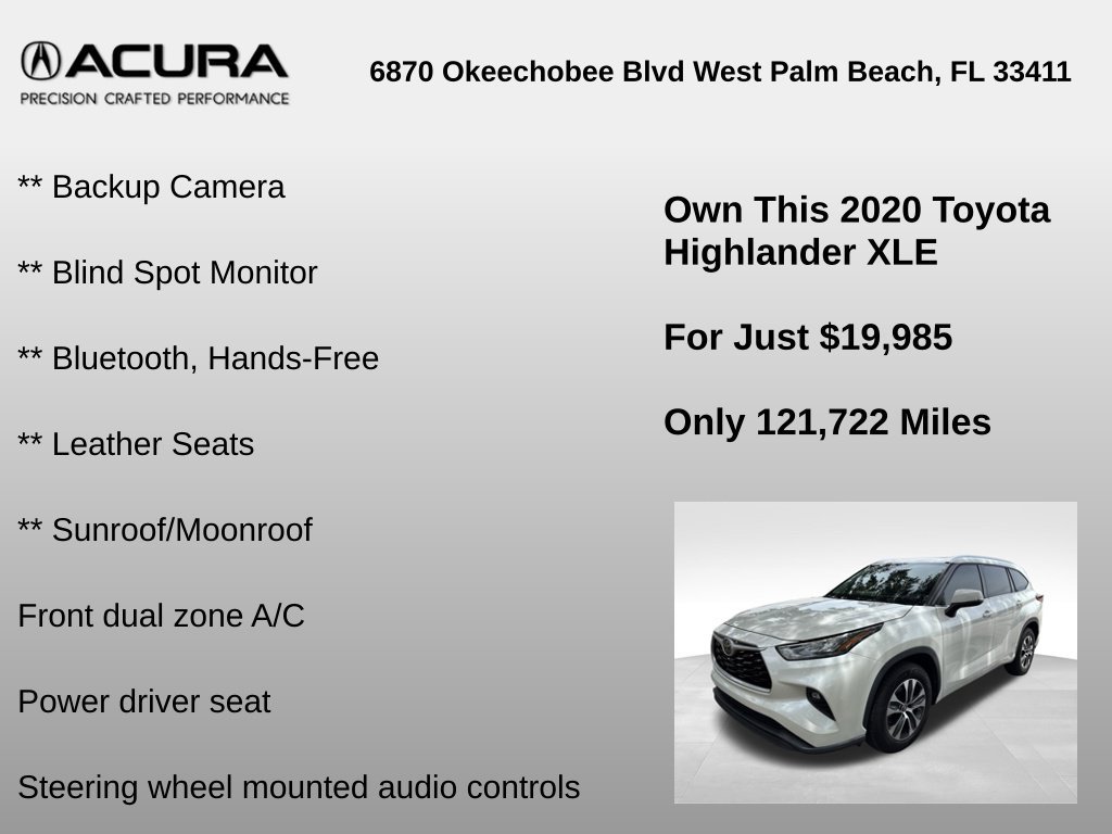 Used 2020 Toyota Highlander XLE FWD image 6