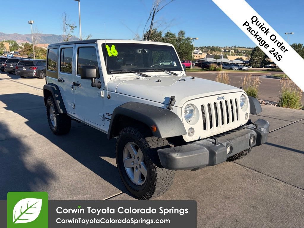 Used 2016 Jeep Wrangler Unlimited Sport w/ Quick Order Package 24S