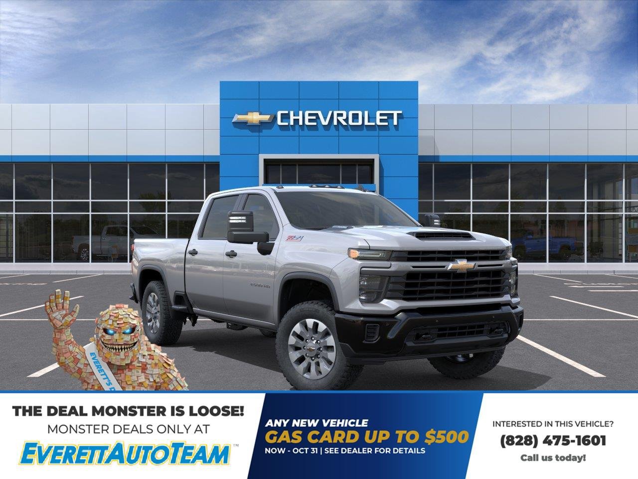 New 2026 Chevrolet Silverado 2500 Custom w/ Custom Value Package AWD/4WD image 1