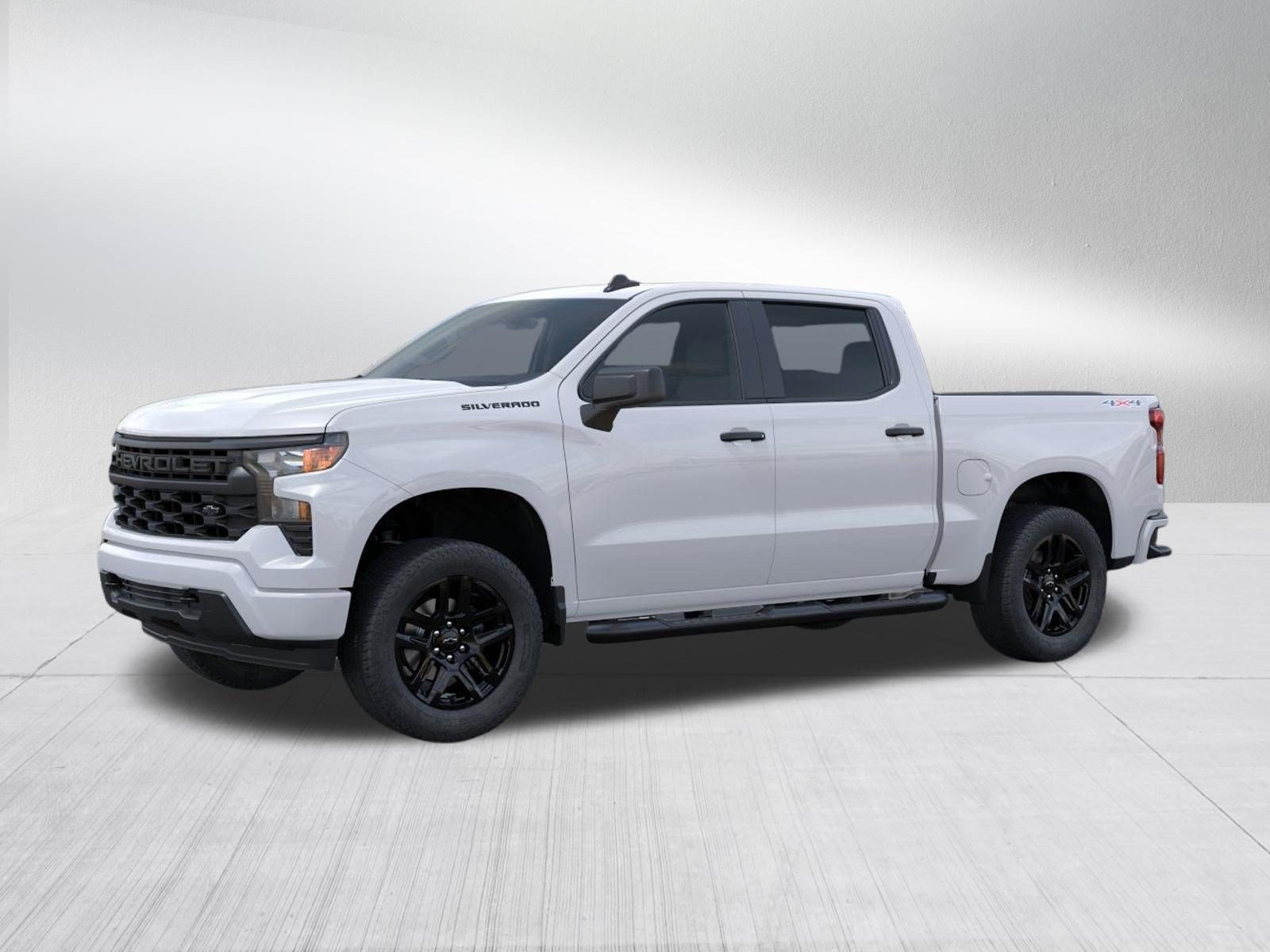 New 2026 Chevrolet Silverado 1500 Custom w/ Turbomax Blackout Package AWD/4WD image 2
