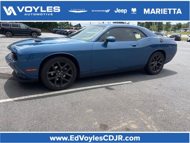 Used 2021 Dodge Challenger SXT w/ Blacktop Package RWD image 1