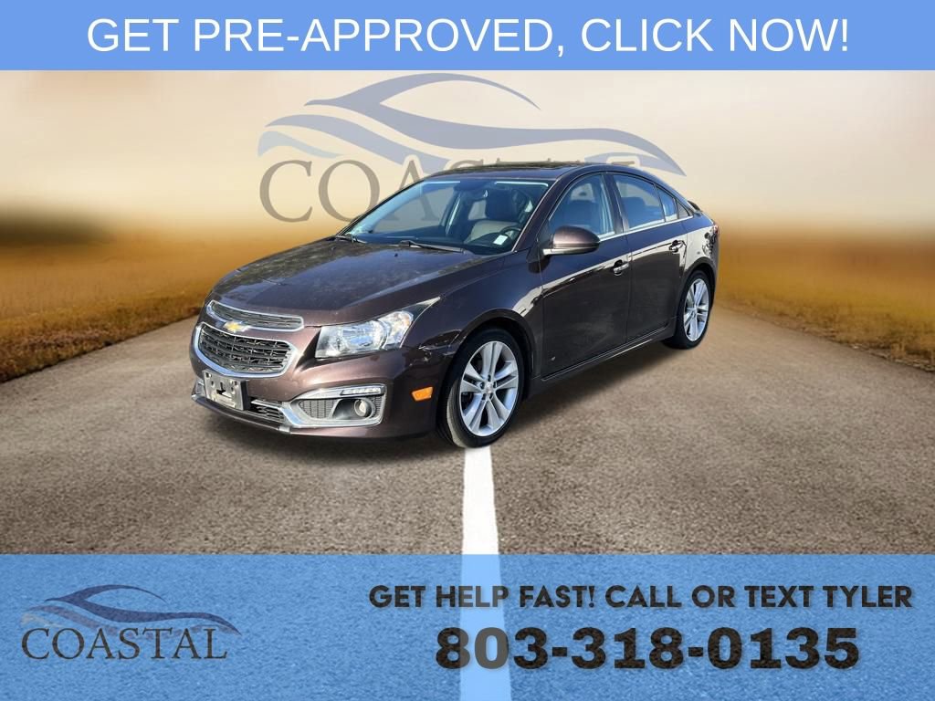 Used 2015 Chevrolet Cruze LTZ w/ Sun, Sound and Sport Package