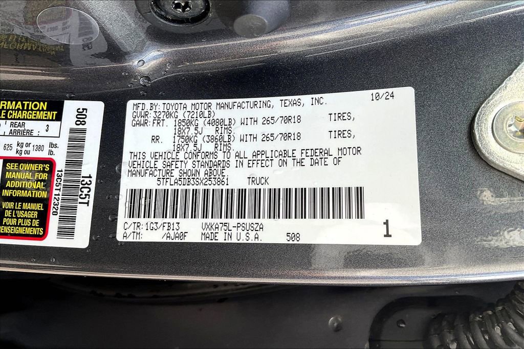 Used 2025 Toyota Tundra SR5 AWD/4WD image 35