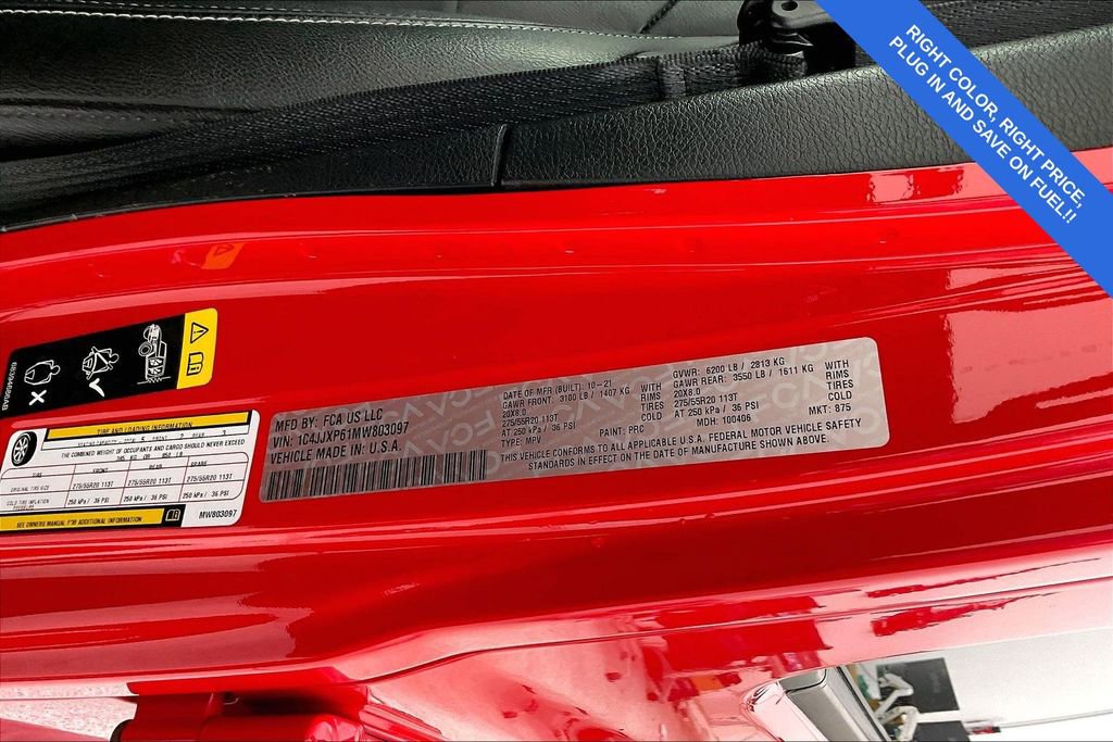 Used 2021 Jeep Wrangler Unlimited Sahara 4xe w/ Cold Weather Group image 44