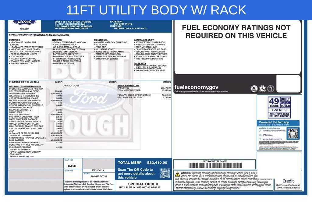 New 2026 Ford F550 4x4 Crew Cab image 35