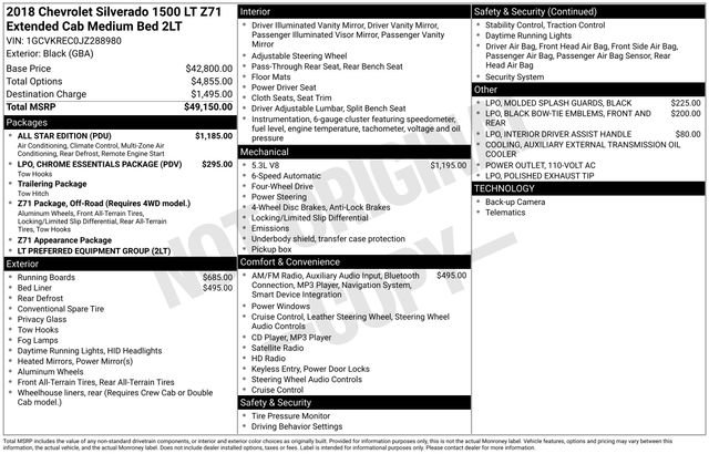 Used 2018 Chevrolet Silverado 1500 LT w/ All Star Edition image 10