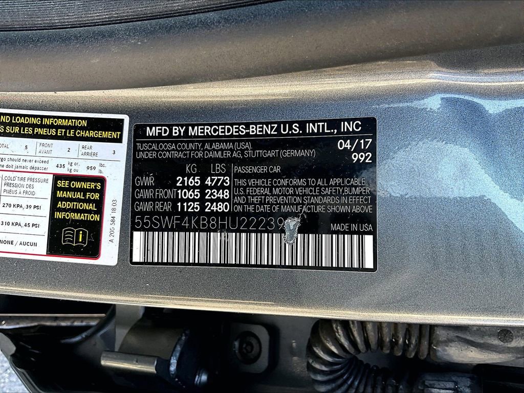 Used 2017 Mercedes-Benz C 300 4MATIC Sedan w/ Premium 1 Package image 30