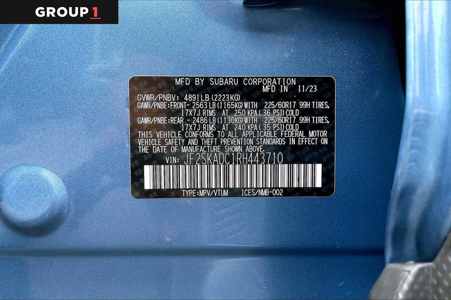 Certified 2024 Subaru Forester Premium AWD/4WD image 36