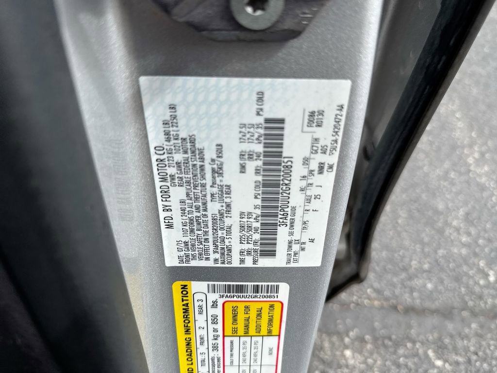 Used 2016 Ford Fusion S image 27