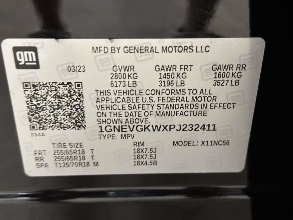 Certified 2023 Chevrolet Traverse LT AWD/4WD image 39
