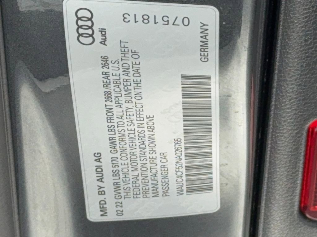 Used 2022 Audi S5 Premium Plus w/ Premium Plus Package image 52