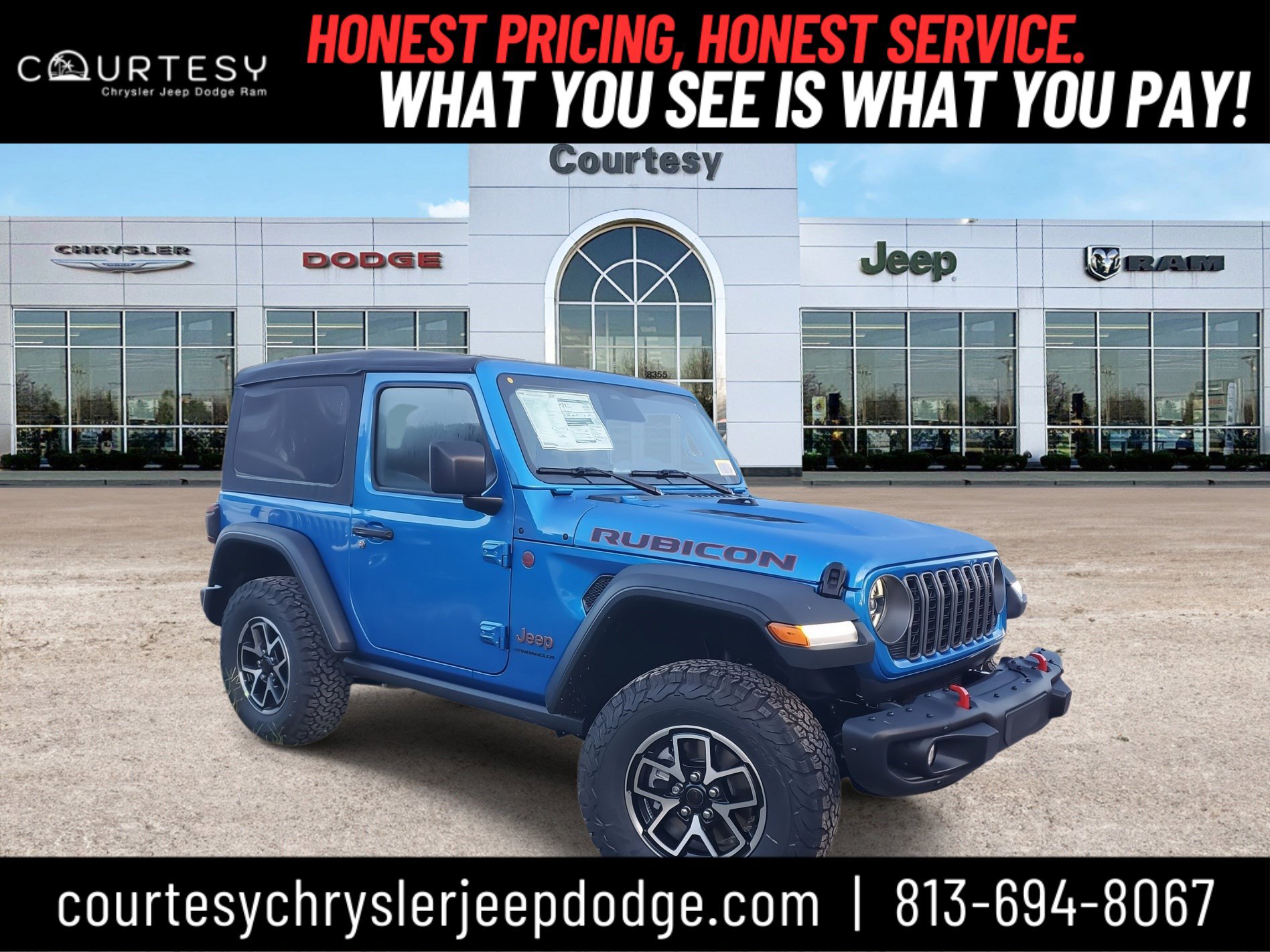 New 2025 Jeep Wrangler Rubicon