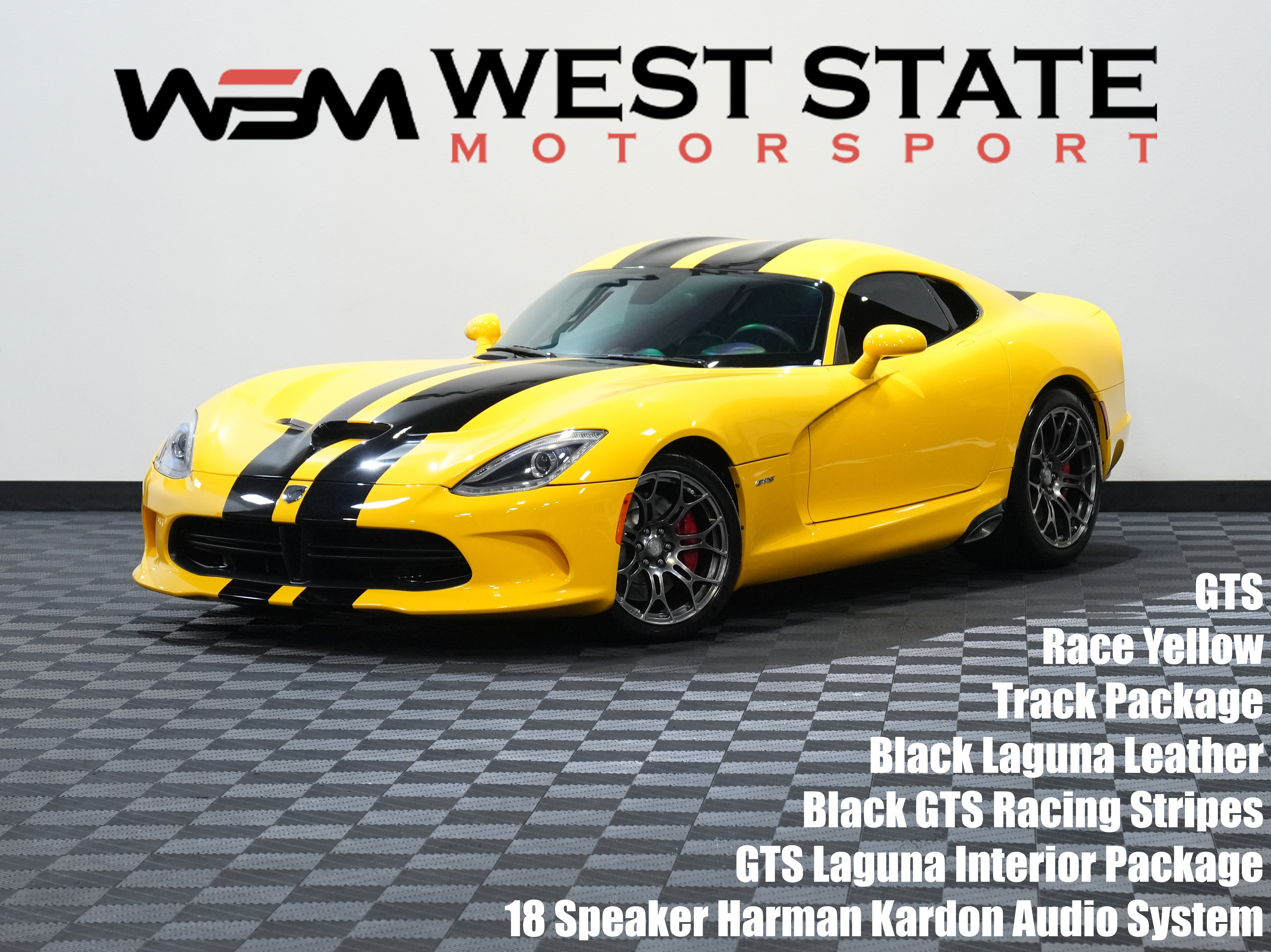 Used 2013 SRT Viper GTS w/ GTS Laguna Interior Pkg image 1