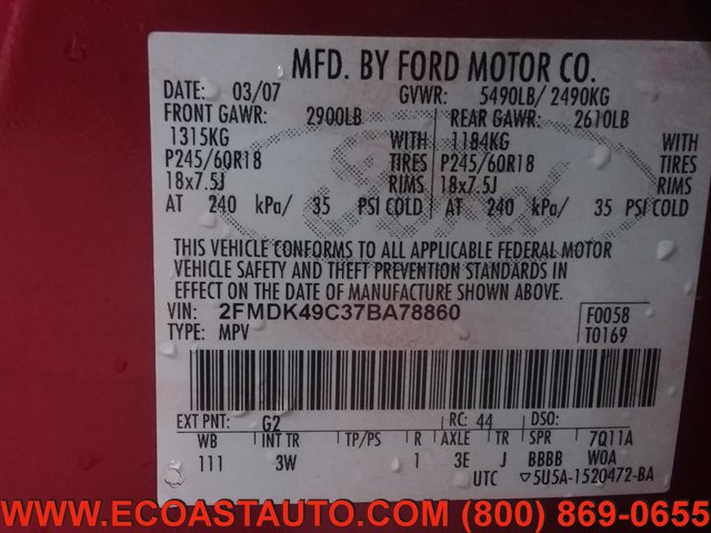Used 2007 Ford Edge SEL Plus image 16
