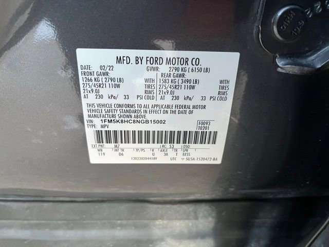 Used 2022 Ford Explorer Platinum w/ Equipment Group 601A image 30