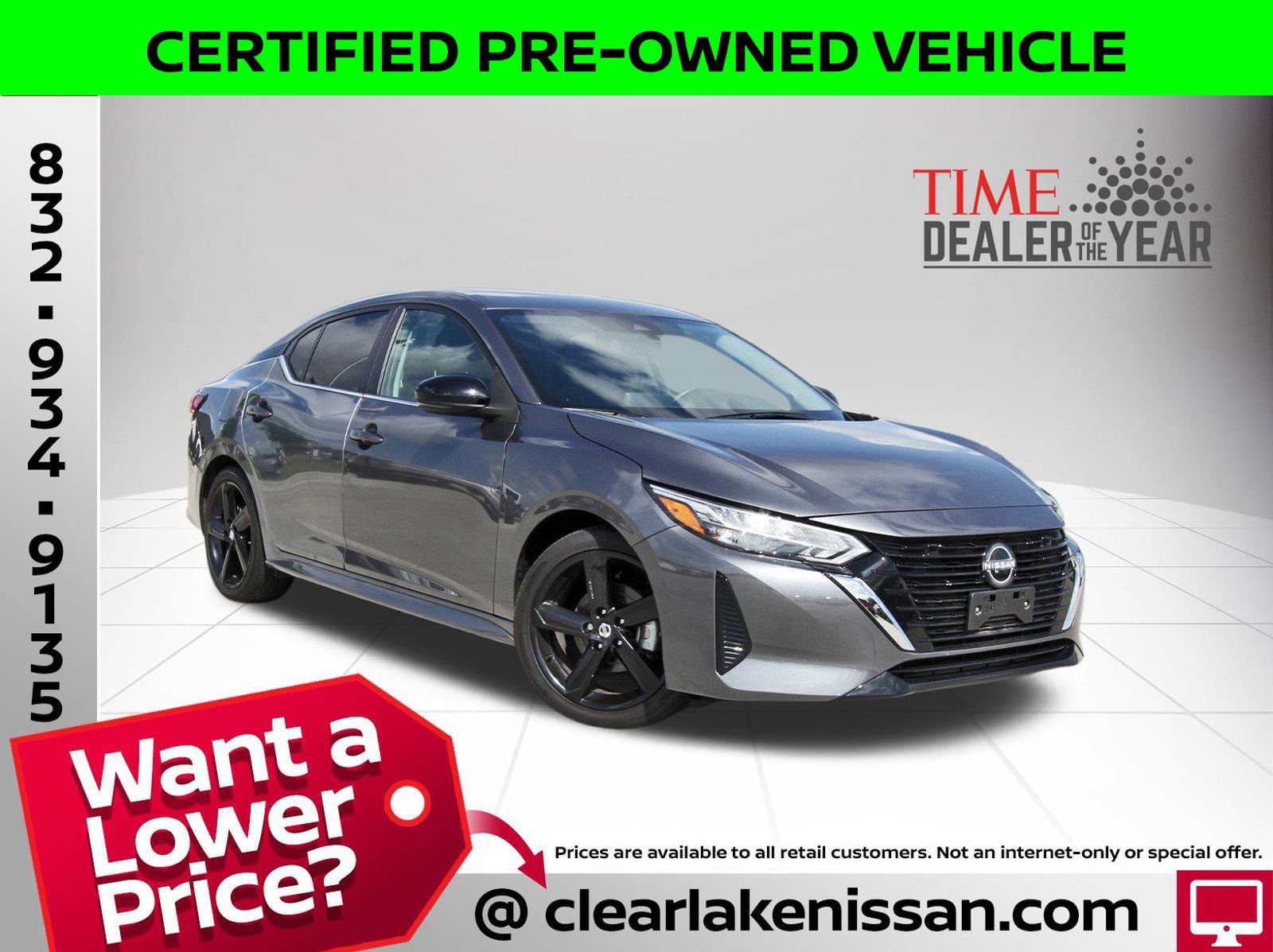 Certified 2023 Nissan Sentra SR