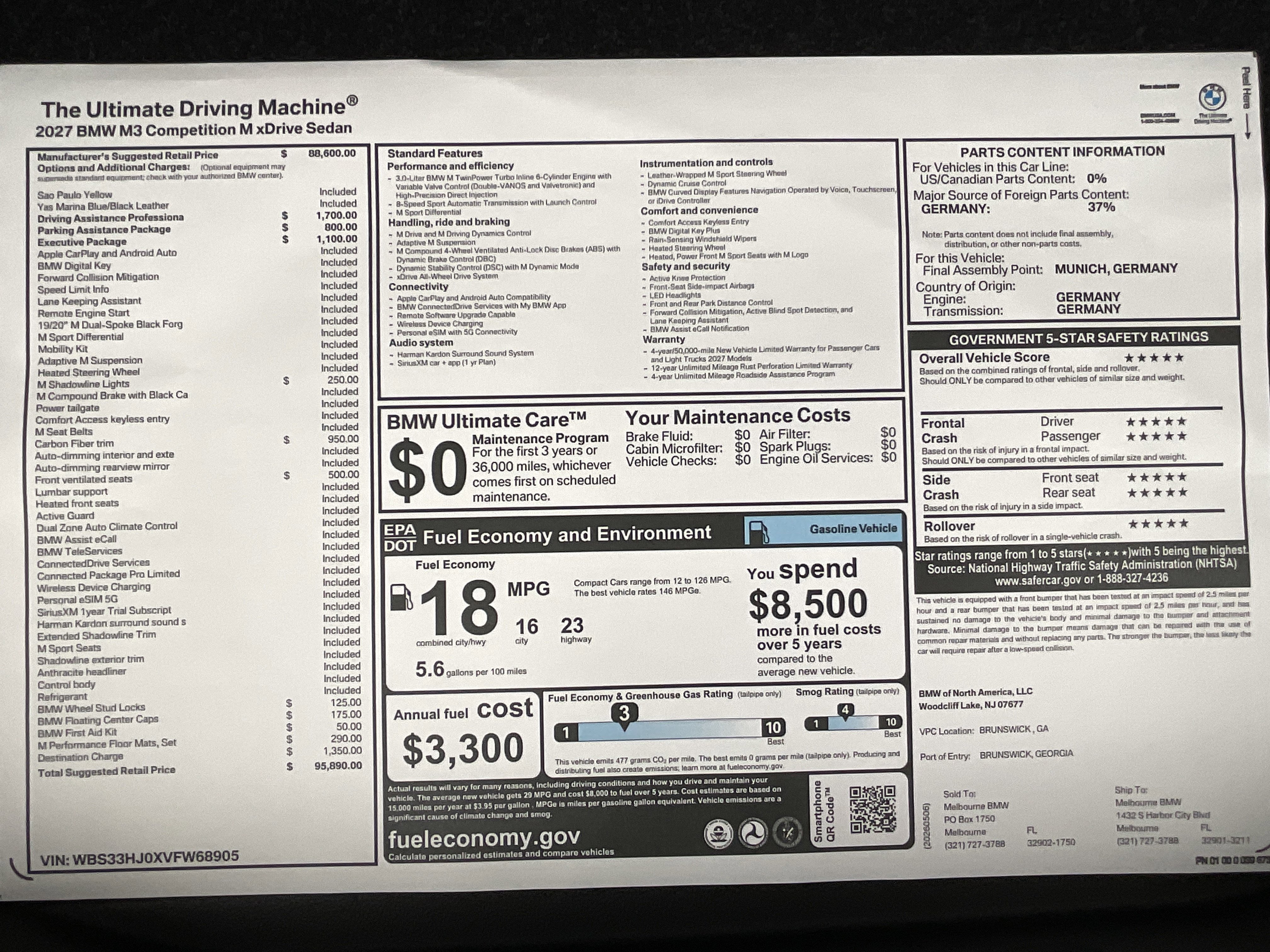 New 2027 BMW M3 Competition AWD/4WD image 37