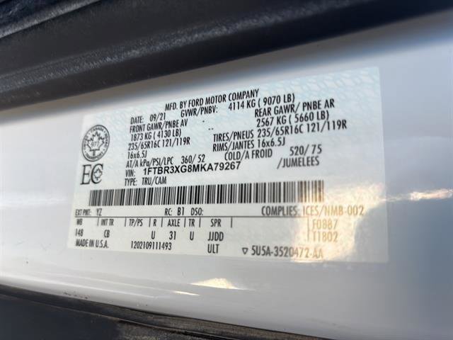 Certified 2021 Ford Transit 250 148 High Roof Extended RWD image 19