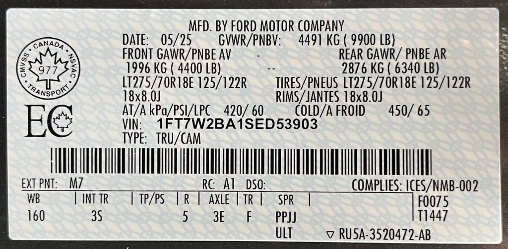 Used 2025 Ford F250 XLT w/ FX4 Off-Road Package AWD/4WD image 60