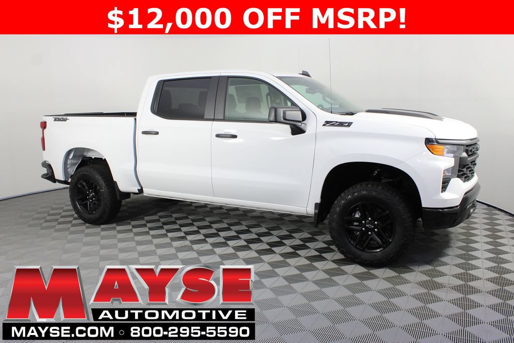 New 2026 Chevrolet Silverado 1500 Custom Trail Boss w/ Dark Appearance Package