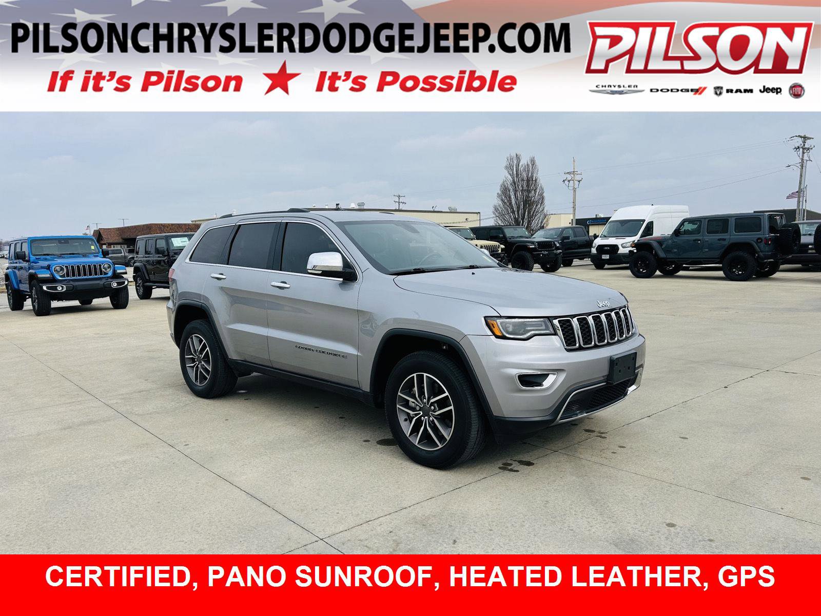 Used 2021 Jeep Grand Cherokee Limited w/ Sun & Sound Group image 1