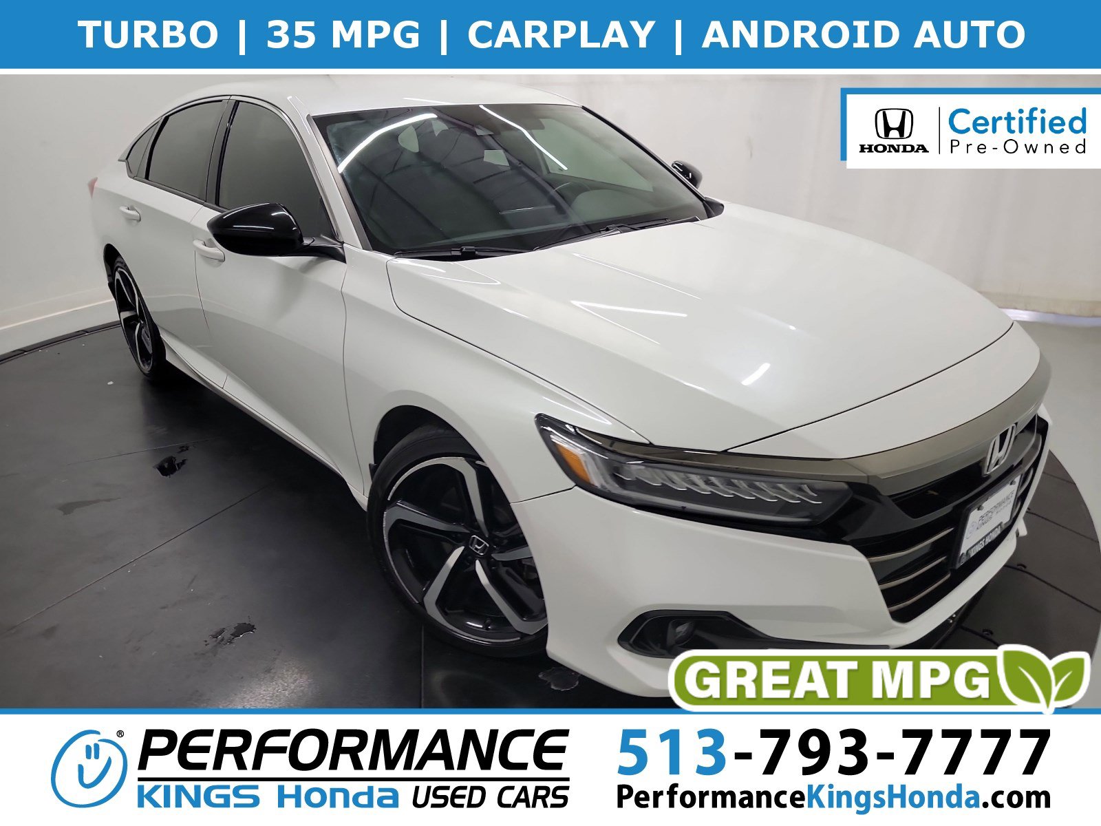 Certified 2022 Honda Accord Sport