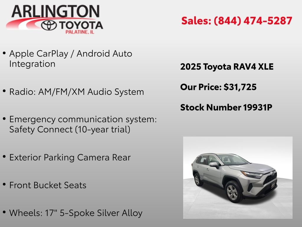 Used 2025 Toyota RAV4 XLE image 4