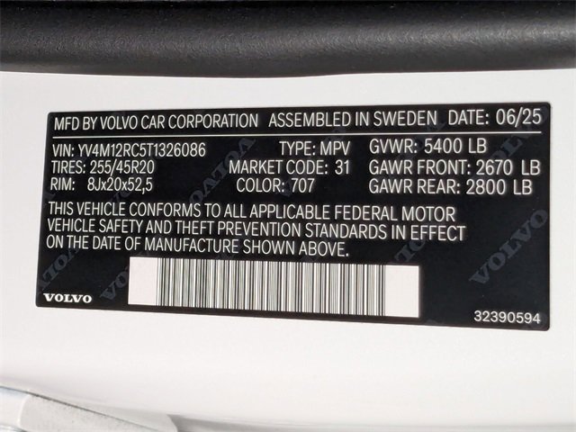 New 2026 Volvo XC60 B5 Plus w/ Protection Package Premier image 32