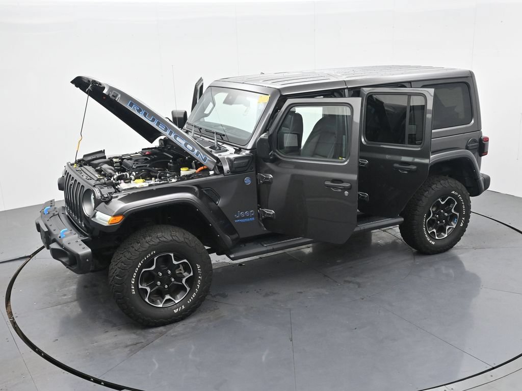 Used 2021 Jeep Wrangler Unlimited Rubicon 4xe w/ Steel Bumper Group AWD/4WD image 39