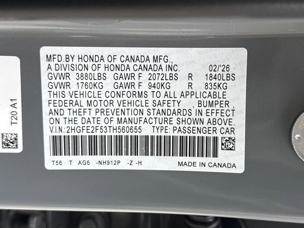 New 2026 Honda Civic Sport image 28