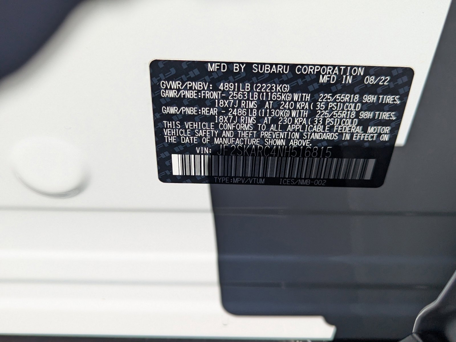 Certified 2022 Subaru Forester Touring w/ Popular Package #2 image 33