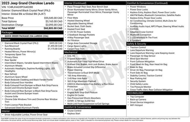 Used 2023 Jeep Grand Cherokee Laredo image 2