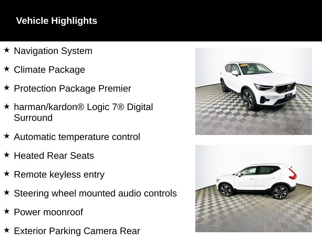 Used 2023 Volvo XC40 B5 Ultimate w/ Protection Package Premier image 2