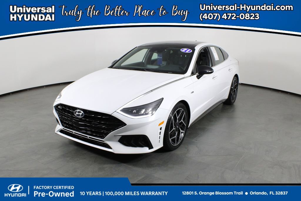 Certified 2021 Hyundai Sonata N Line image 1