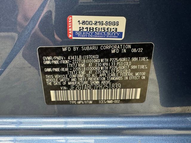 Used 2023 Subaru Crosstrek 2.0i AWD/4WD image 30