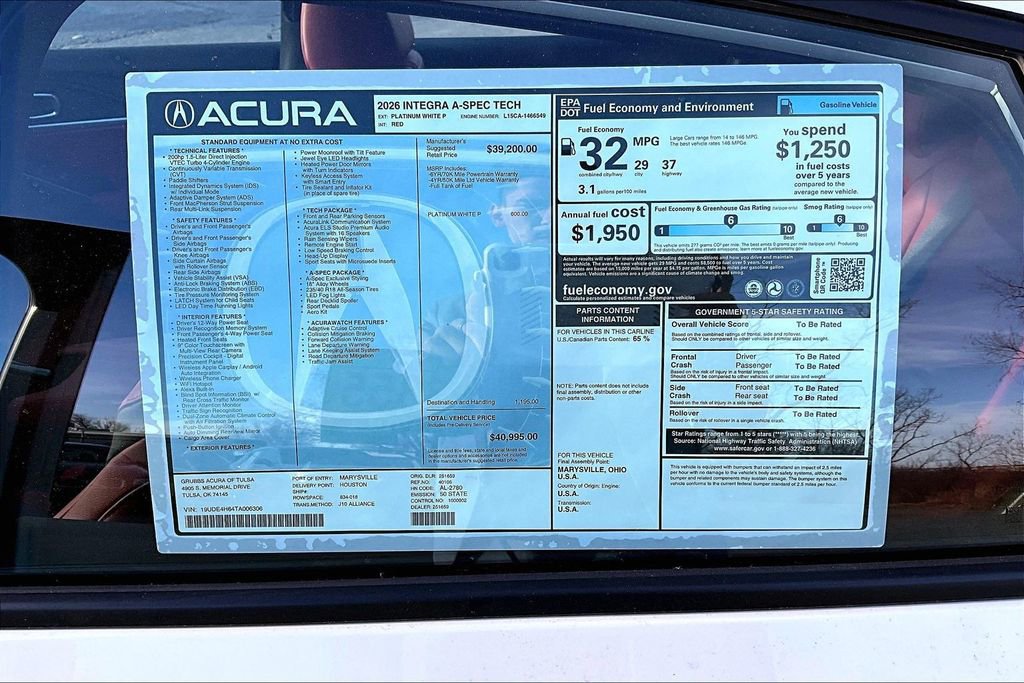 New 2026 Acura Integra A-Spec image 44