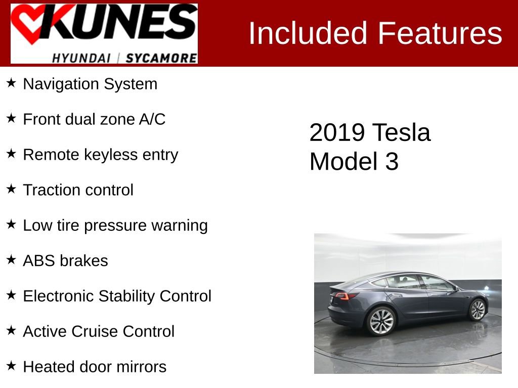 Used 2019 Tesla Model 3 Long Range image 2