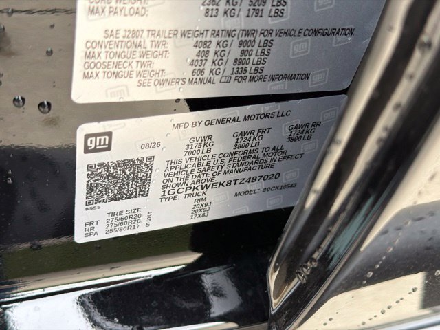 New 2026 Chevrolet Silverado 1500 RST w/ RST Select Package AWD/4WD image 17