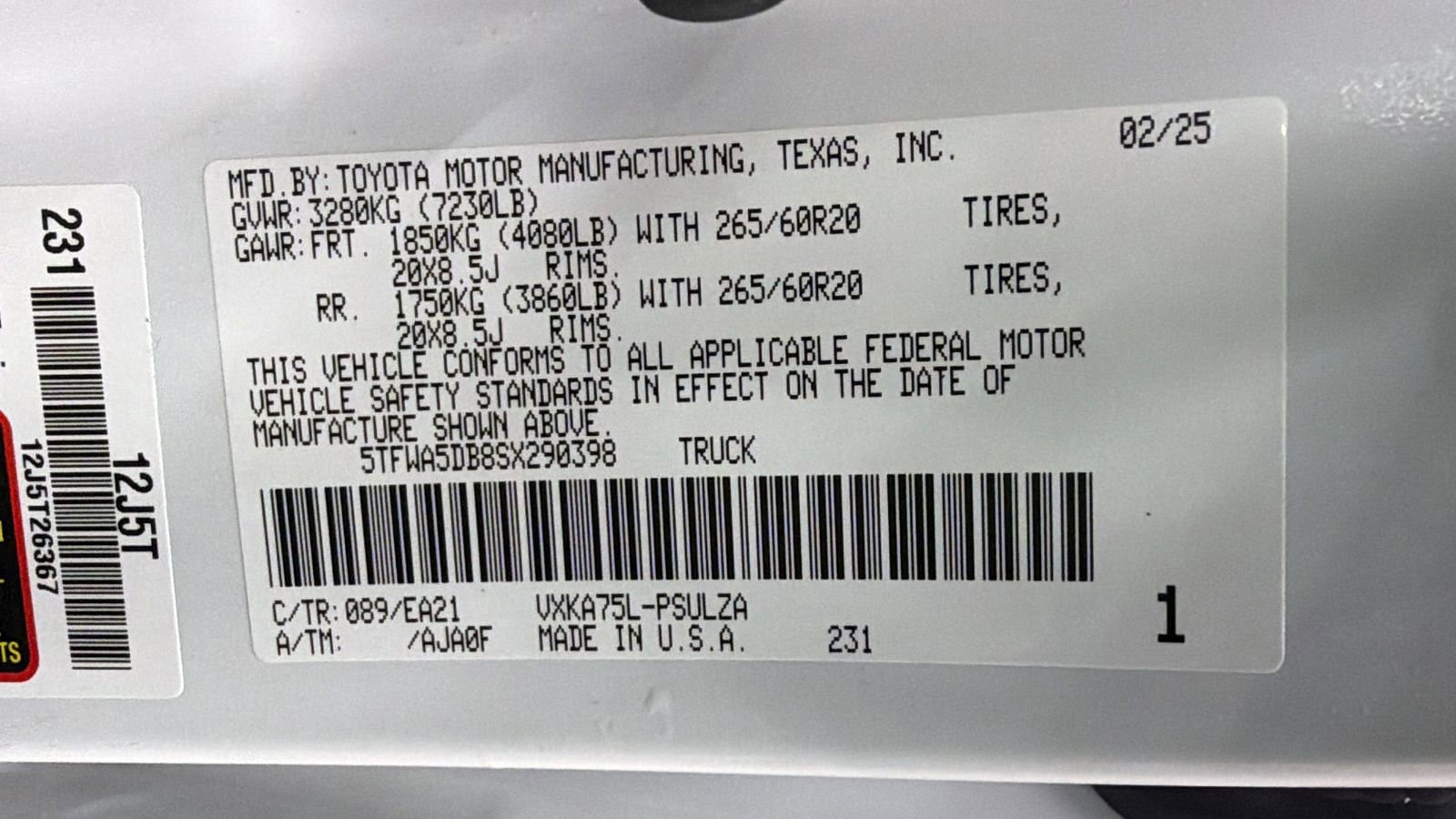 Used 2025 Toyota Tundra Limited w/ TRD Off-Road Package image 37