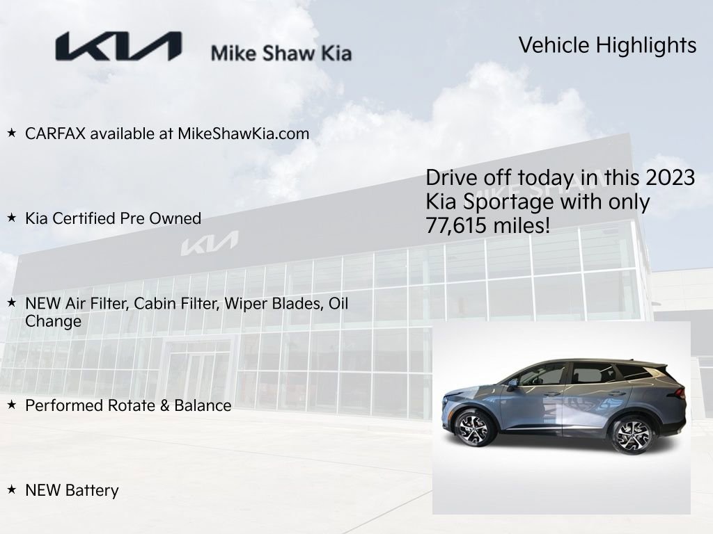 Certified 2023 Kia Sportage EX FWD image 9
